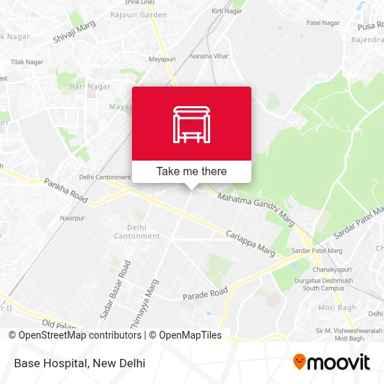 Base Hospital map