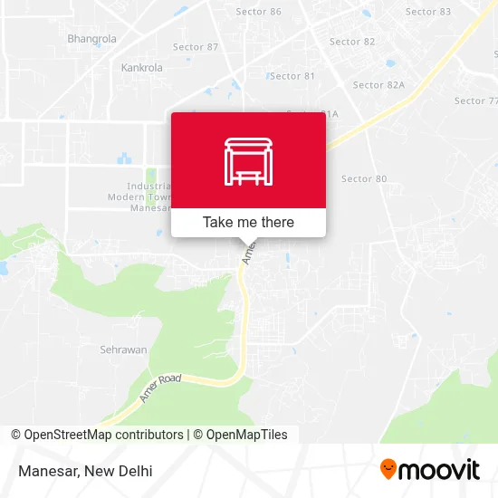 Manesar map