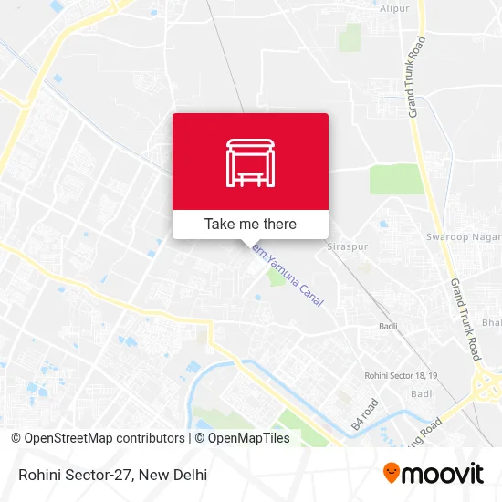 Rohini Sector-27 map