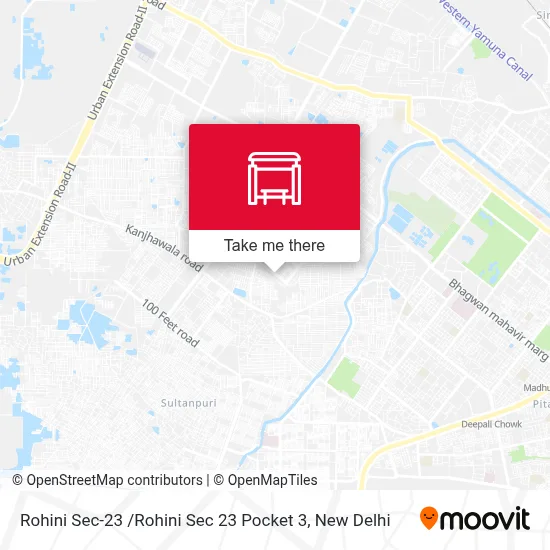 Rohini Sec-23 /Rohini Sec 23 Pocket 3 map