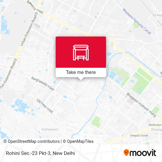 Rohini Sec.-23 Pkt-3 map