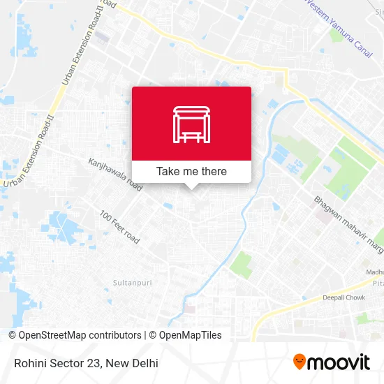 Rohini Sec 23 map