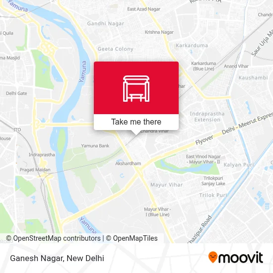 Ganesh Nagar map