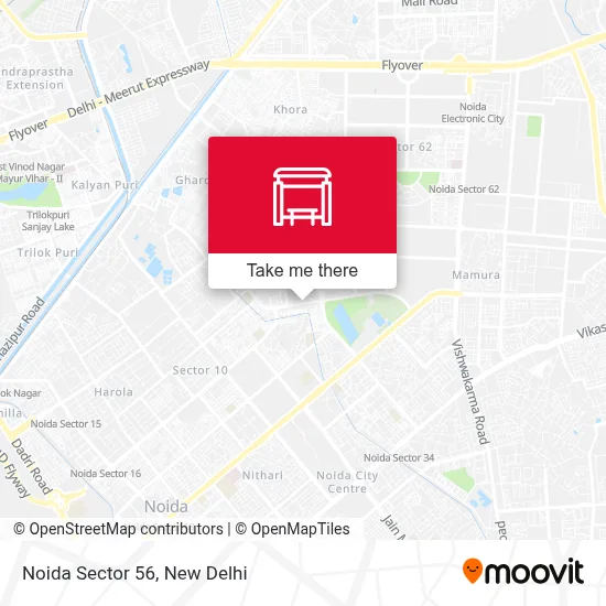 Noida Sector 56 map