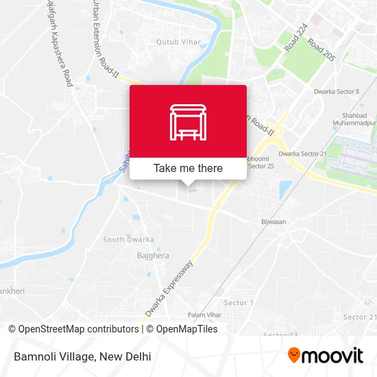 Bamnoli Village map