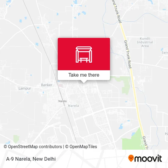 A-9 Narela map