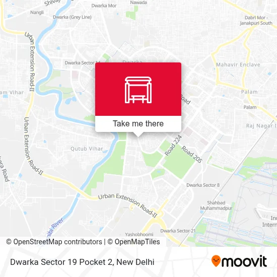 Dwarka Sector 19 Pocket 2 map