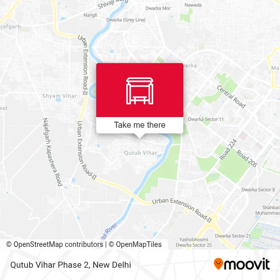 Qutub Vihar Phase 2 map