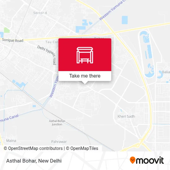 Asthal Bohar map