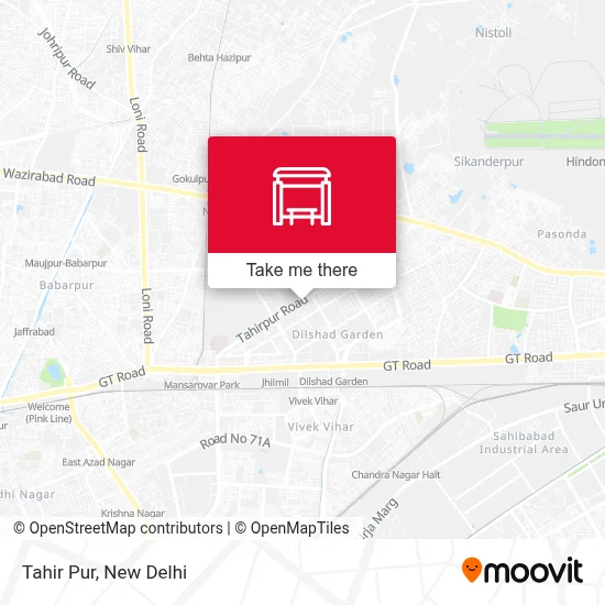 Tahir Pur map