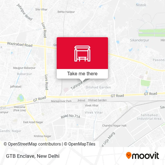 GTB Enclave map