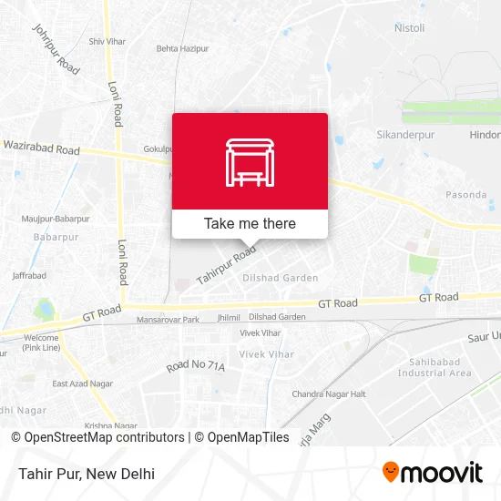 Tahir Pur map