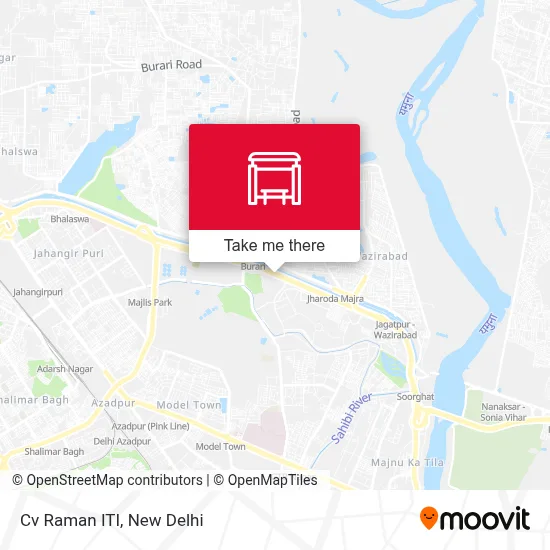 Cv Raman ITI map
