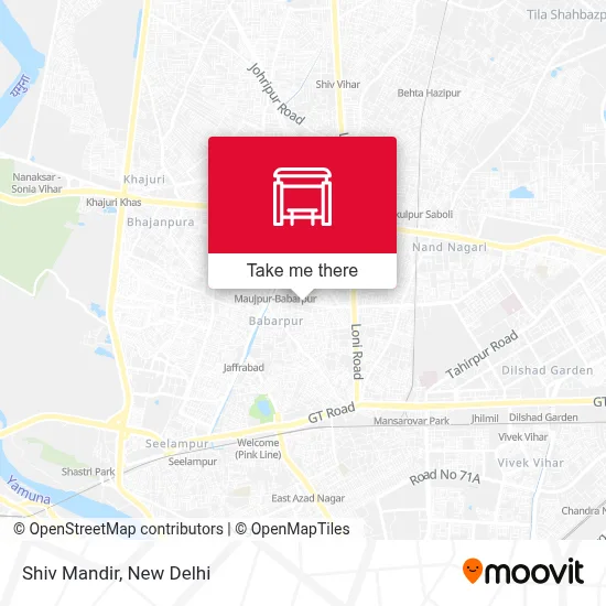 Shiv Mandir map