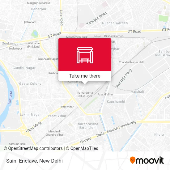 Saini Enclave map