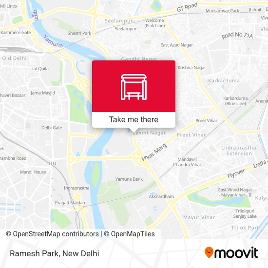 Ramesh Park map