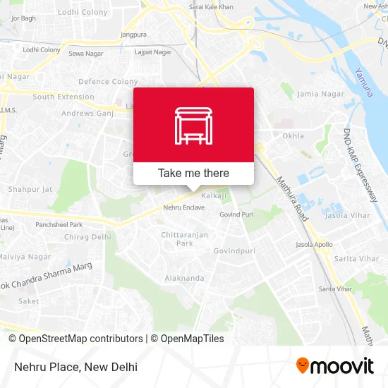 Nehru Place map