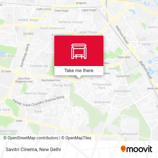 Savitri Cinema map
