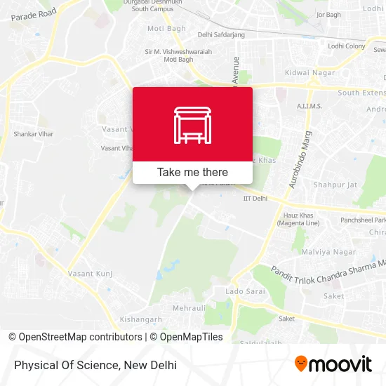 Physical Of Science map
