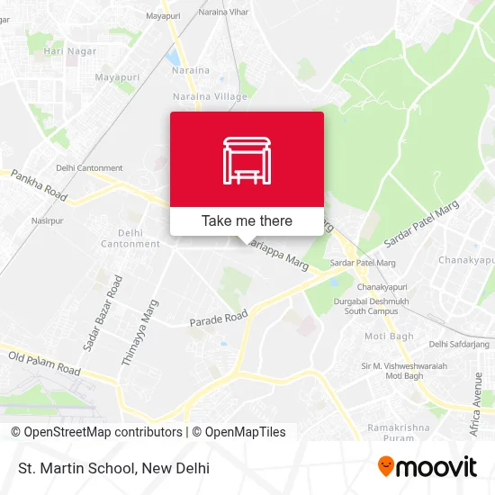 St. Martin School map
