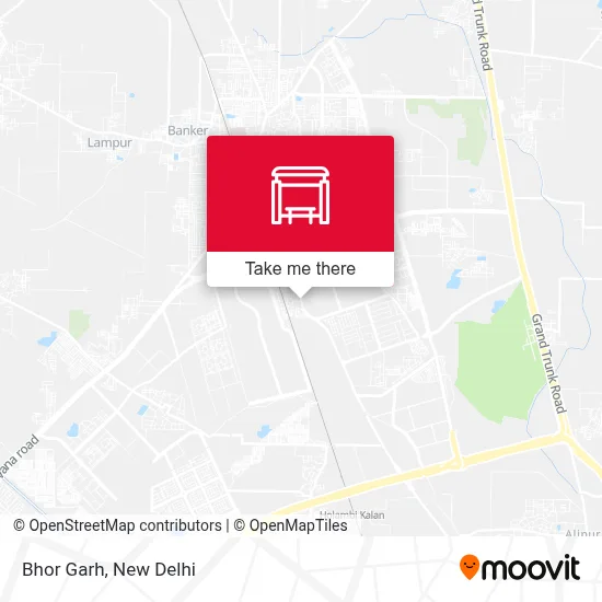 Bhor Garh map