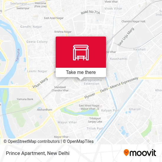 Prince Apartment map