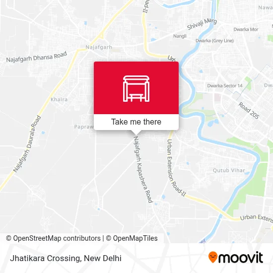 Jhatikara Crossing map
