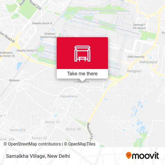 Samalkha Village map