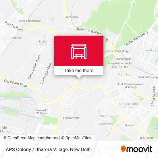 APS Colony/ Jharera Gaon map