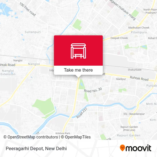 Peeragarhi Depot map