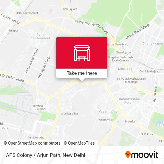 APS Colony / Arjun Path map