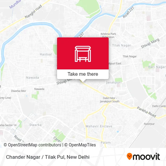 Chander Nagar / Tilak Pul map