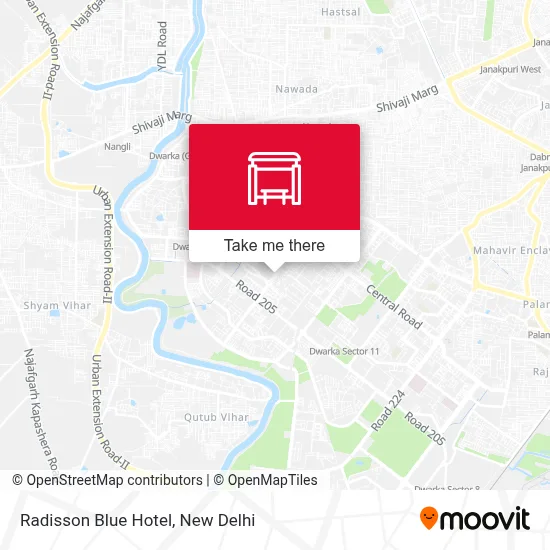 Radisson Blue Hotel map