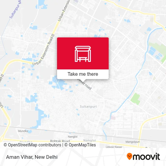 Aman Vihar map