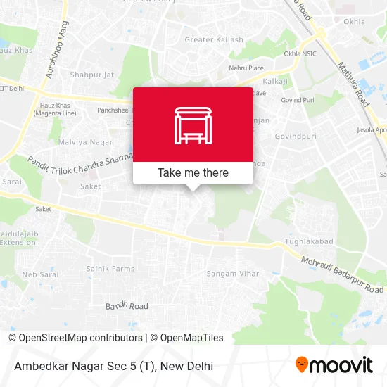 Ambedkar Nagar Sec 5 (T) map