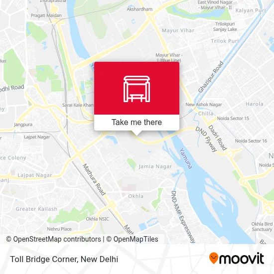 Toll Bridge Corner map