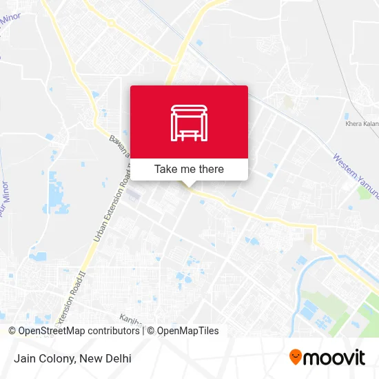Jain Colony map