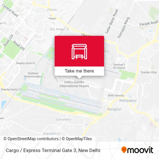 Cargo / Express Terminal Gate 3 map