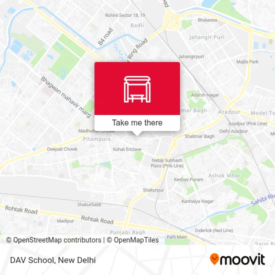 DAV School map