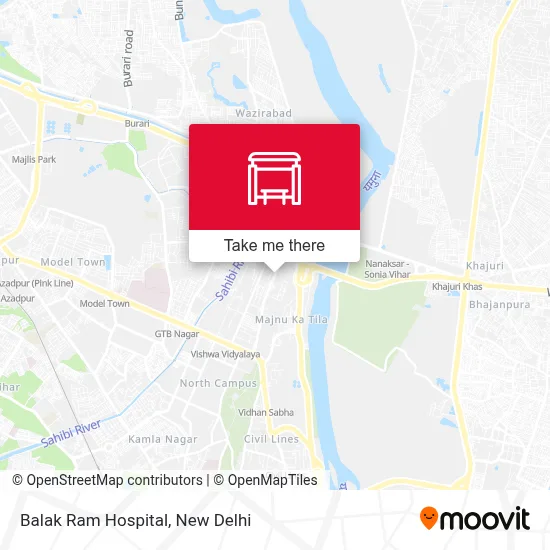 Balak Ram Hospital map