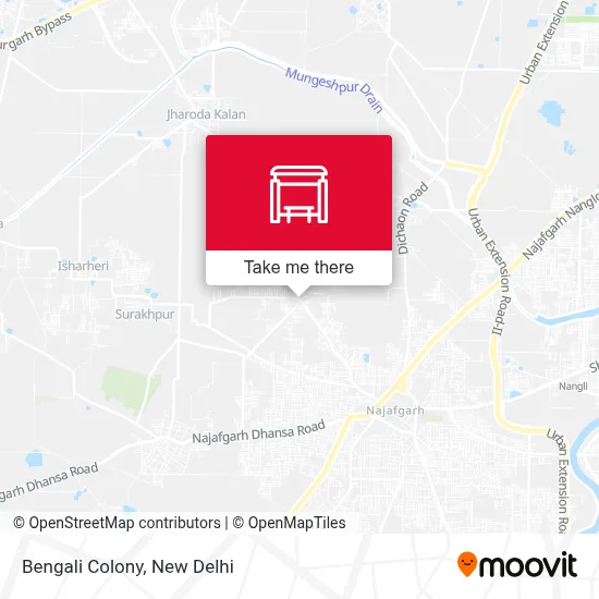 Bangali Colony map