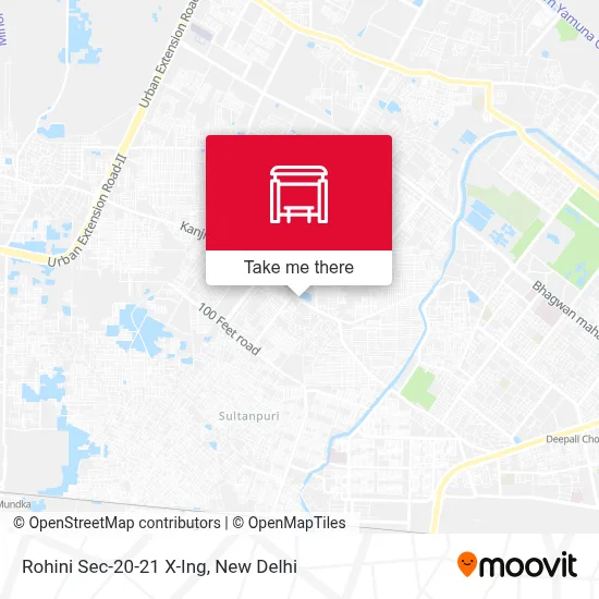 Rohini Sec-20-21 X-Ing map