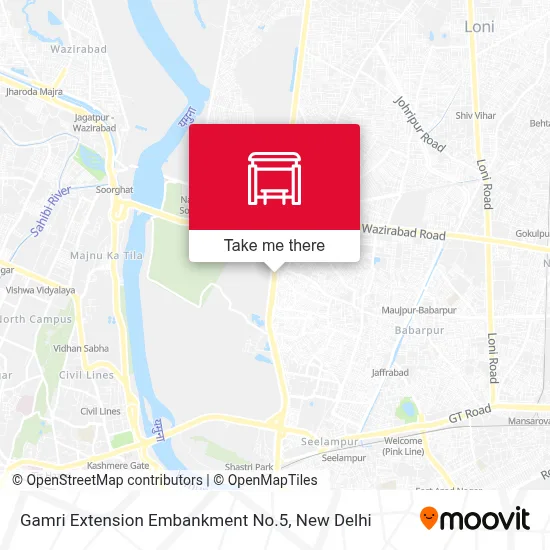 Gamri Extn Pusta No.5 map