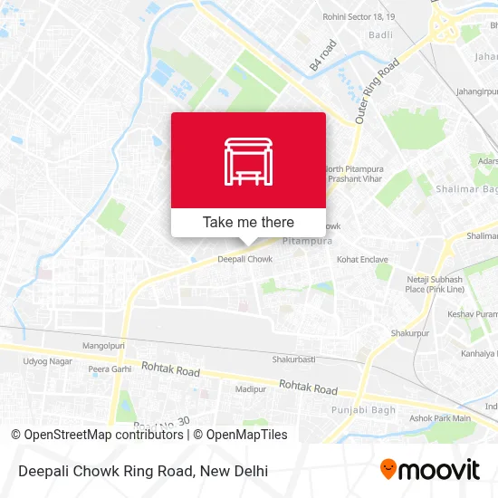 Deepali Chowk Ring Road map