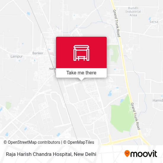 Raja Harish Chandra Hospital map