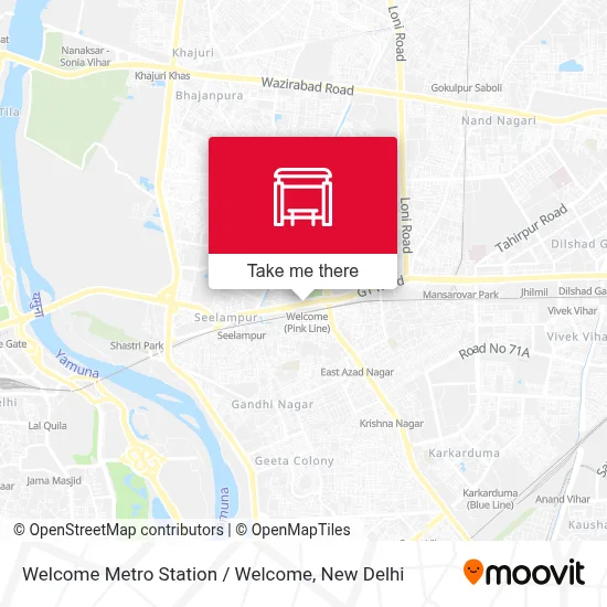 Welcome Metro Station / Welcome map