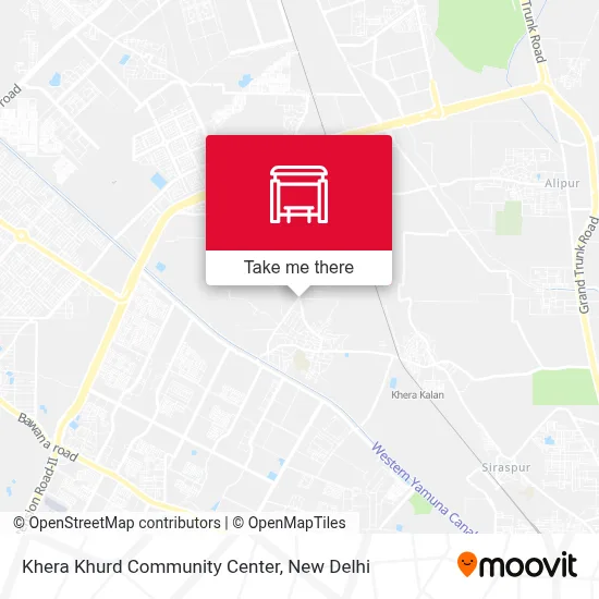 Khera Khurd Community Center map