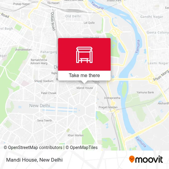Mandi House map