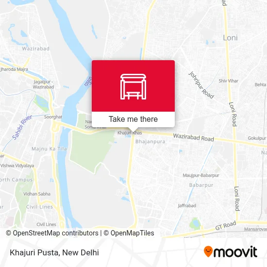 Khajuri Pusta map