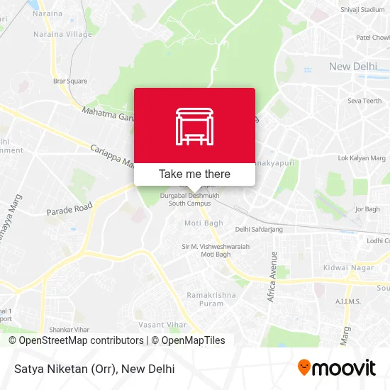 Satya Niketan (Orr) map